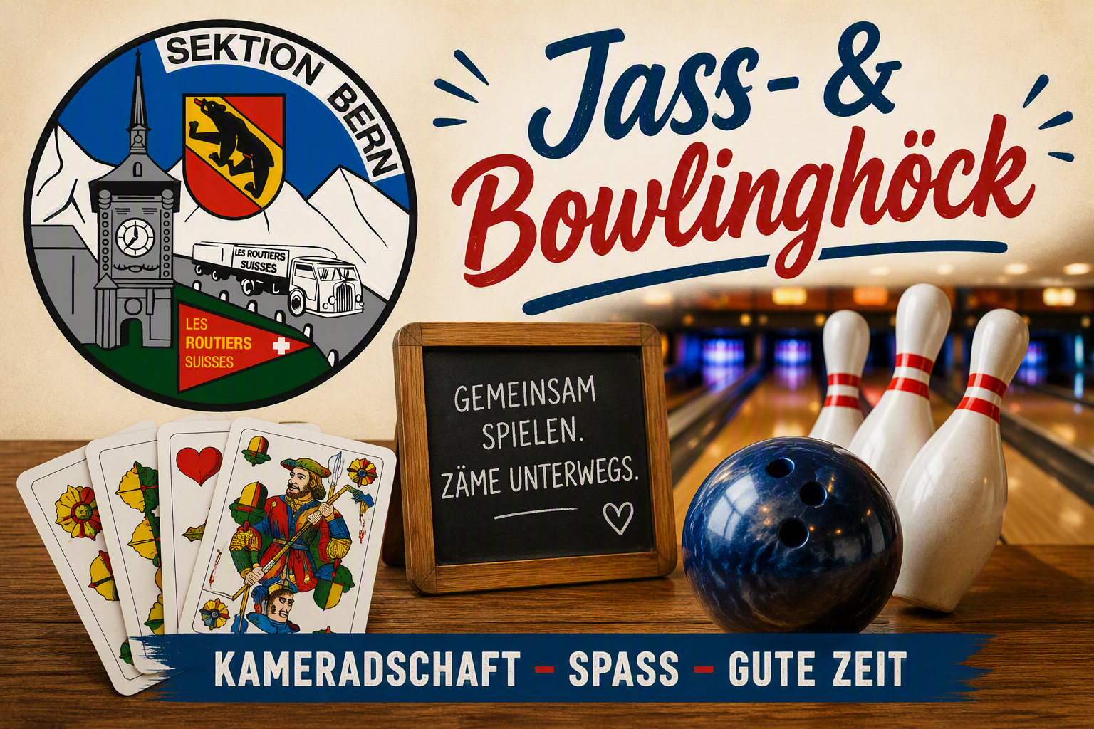 Jass- und Bowlingabend